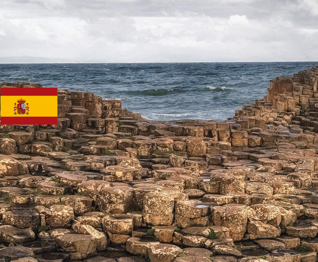 Giant's Causeway in Espagnol Tour